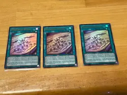 Yugioh Asian English CR09-AE084 Mitsurugi Ritual x3 playset Ultra rare - Image 1