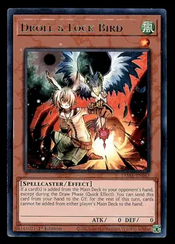 Droll & Lock Bird - TAMA-EN047 - Rare - 1st Edition Yugioh - Image 1
