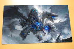 No.4096# Yugioh TCG Custom Playmat Blue Eyes Ultimate Dragon YGO Card Game Mat - Image 1