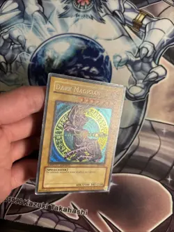 (42) YUGIOH REVERSE FOIL Dark Magician BPT-001 Secret Rare Limited Edition HP - Image 3