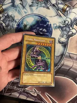 (42) YUGIOH REVERSE FOIL Dark Magician BPT-001 Secret Rare Limited Edition HP - Image 5