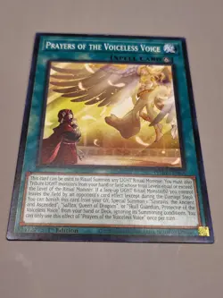1st Ed Prayers of the Voiceless Voice PHNI-EN066 Yugioh - Image 1
