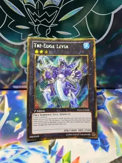 YUGIOH TRI EDGE LAVA GOLD SECRET RARE PGLD-EN026 1ST EDITION - Image 1