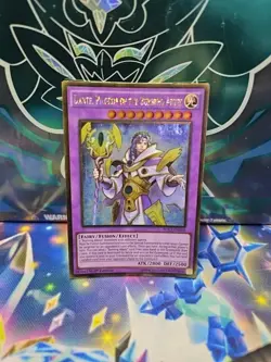Yugioh Dante, Pilgrim of the Burning Abyss PGL3-EN058 Gold Rare 1st Ed NM - Image 1