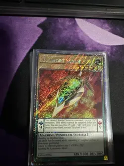 Qliphort Scout RA04-EN236 Quarter Century Secret Rare Yugioh 1st Edition Mint - Image 1