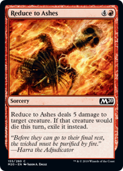 REDUCE TO ASHES ~mtg NM-M M20 Magic 2020 Com x4 - Image 1