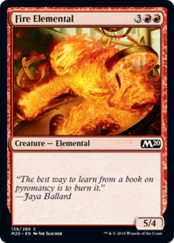FIRE ELEMENTAL ~mtg NM-M M20 Magic 2020 Com x4 - Image 1