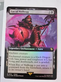 MTG - Eye of Nidhogg Extended Art FOIL - Final Fantasy - Image 1