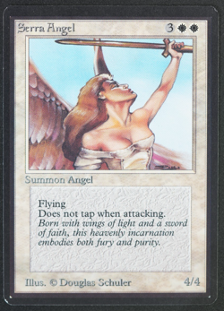 Serra Angel Beta MTG Card Magic: the Gathering 1993 - Image 1