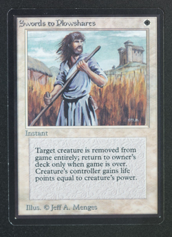Swords to Plowshares Beta MTG Card Magic: the Gathering 1993 - Image 1