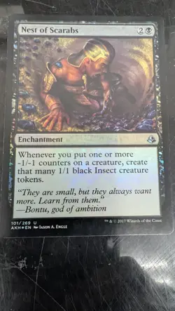 Nest of Scarabs Amonkhet Foil Magic Card - Image 1