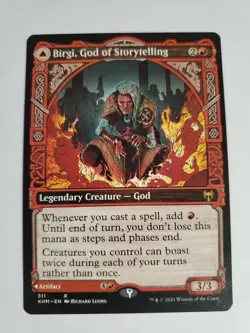 Birgi, God of Storytelling (Showcase) Kaldheim Regular - Image 1