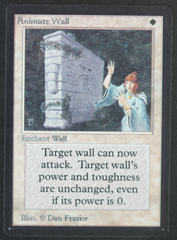 Animate Wall Beta MTG Card Magic: the Gathering 1993 - Image 1