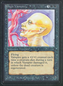 Sengir Vampire Beta MTG Card Magic: the Gathering 1993 - Image 1