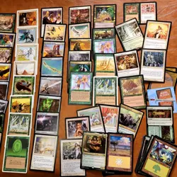 COMMANDER DECK 100 Mtg Cards - COLOR Hosers / Protection Green White Mythic Rare - Image 2