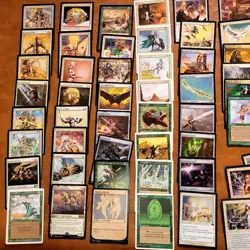 COMMANDER DECK 100 Mtg Cards - COLOR Hosers / Protection Green White Mythic Rare - Image 3