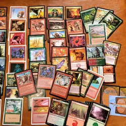 COMMANDER DECK 100 Mtg Cards - COLOR Hosers / Protection Red Green Conspires - Image 2