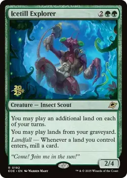 Icetill Explorer - Foil - Prerelease Promo NM, English MTG Edge of Eternities - - Image 1