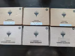 MTG Sealed Lot of 6 Commander Decks - Image 1