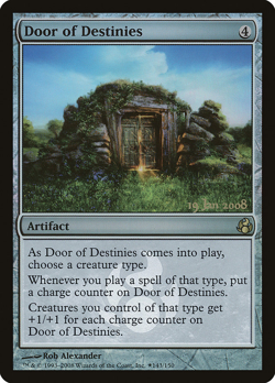 FOIL Door of Destinies [Morningtide PROMO] M/NM MTG Magic - Image 1