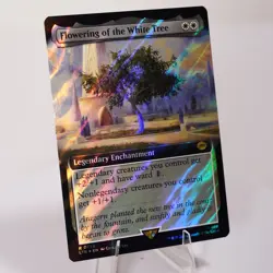 Flowering of the White Tree Extended Art Surge Foil Tales of Middle Earth MTG NM - Image 1