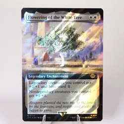 Flowering of the White Tree Extended Art Surge Foil Tales of Middle Earth MTG NM - Image 3