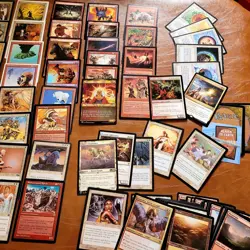 COMMANDER DECK 100 Mtg Cards - COLOR Hosers / Protection Sexy Red White Angel - Image 2