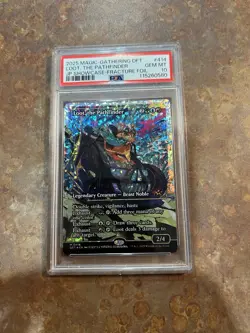 MTG Loot, the Pathfinder Showcase Fractured Foil Aetherdrift PSA 10 Gem Mint - Image 1
