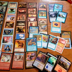 COMMANDER DECK 100 Mtg Cards - COLOR Hosers / Protection Blue Red Massive power - Image 2