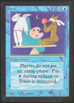 Stasis Beta MTG Card Magic: the Gathering 1993 - Image 1