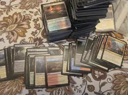 MTG Magic the Gathering 7.11lb Box of Land- Non Basic and Basic - Image 4