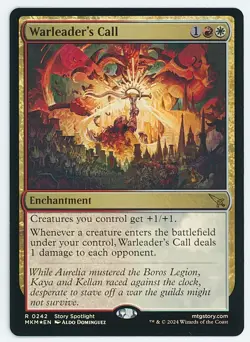 Warleader's Call Foil 0242 MKM NM/MT [Murders at Karlov Manor:MTG] - Image 1