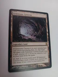 1x MTG Gemstone Caverns (274/301) Time Spiral LP Commander Modern Legacy - Image 2