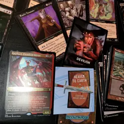 Complete Commander Magic Deck EDH 100 Cards - Raphael DEVILS DEMONS MERCENARY - Image 1