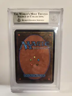 1993 MTG Alpha WALL OF FIRE Beckett Graded 8.5 NM Magic The Gathering - Image 2
