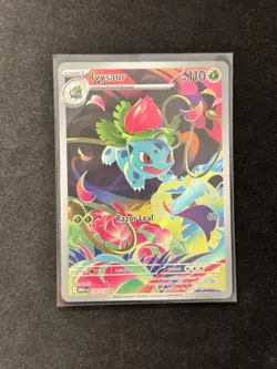Ivysaur Illustration Rare 134/132 Near Mint Mega Evolution Pokemon TCG English - Image 5