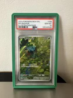 Pokemon Scarlet & Violet 151 Bulbasaur 166/165 PSA 10 - Image 1