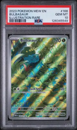 Pokemon Scarlet & Violet 151 Bulbasaur 166/165 PSA 10 - Image 3