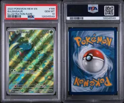 Pokemon Scarlet & Violet 151 Bulbasaur 166/165 PSA 10 - Image 5