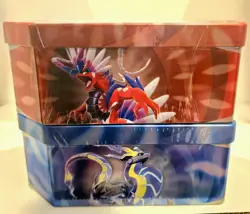 Pokemon TCG: Paldea Legends Tins (Koraidon Ex & Miraidon Ex) Lot Of 2 Sealed - Image 2