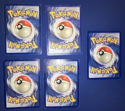 Vintage Pokemon Holo Card Lot (5) Base Fossil Muk Ditto Zapdos Aerodactyl LP-MP - Image 2
