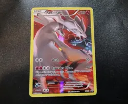 Reshiram XY74 Full Art Black Star Promo Pokemon Card MP - Image 1