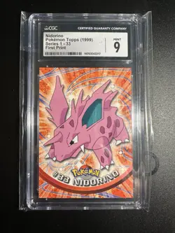 Pokemon Lot 4 Graded Cards Gem Mint Topps 1999 Nidorino Scizor Palafin Heatran - Image 3