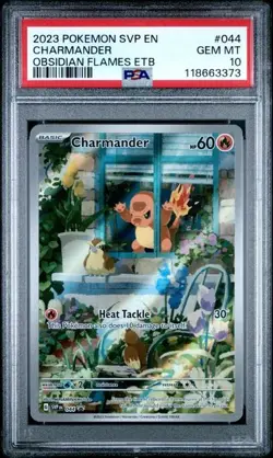 Pokemon - Charmander SVP044 - Obsidian Flames ETB Promo - PSA 10 Gem Mint - Image 1
