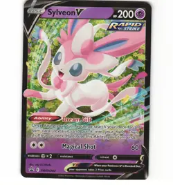 Pokemon Sylveon V SWSH202 Sword & Shield Promo Holo LP Card - Image 1