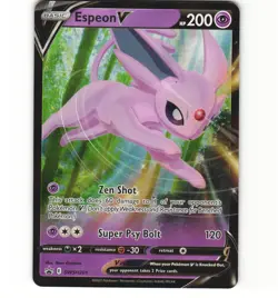Pokemon Espeon V SWSH201 Sword & Shield Promo Holo NM Card - Image 1