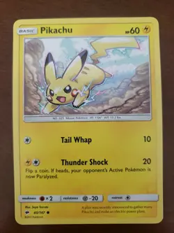 Pikachu - 40/147 - NM, Pokemon Sun & Moon Burning Shadows - Image 1