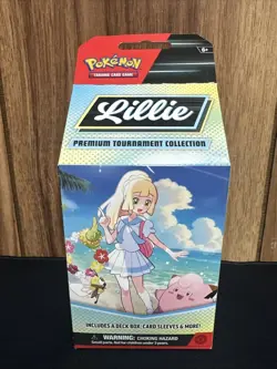 🔥 Pokemon TCG Lillie Premium Tournament Collection Box Sealed New Fast Ship - Image 1