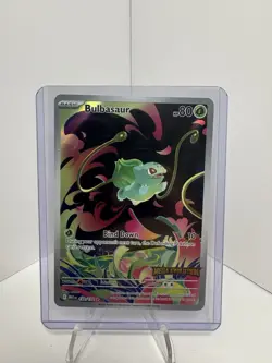 Bulbasaur Mega Evolution 133/132 Black Star Promo Stamped Pokemon TCG - Image 1