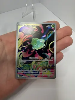 Bulbasaur Mega Evolution 133/132 Black Star Promo Stamped Pokemon TCG - Image 3